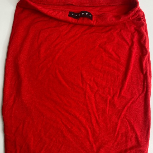 ✨SASSY GIRL✨Red Stretch Pencil Skirt *FREE GIFT* - Picture 5 of 5